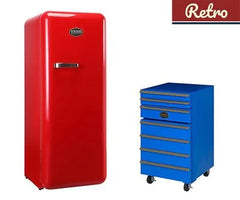 Design- og retro-køleskab