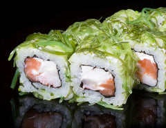 Sushi, tallerkener og tapas