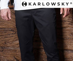 Karlowsky Chino bukser til mænd sort