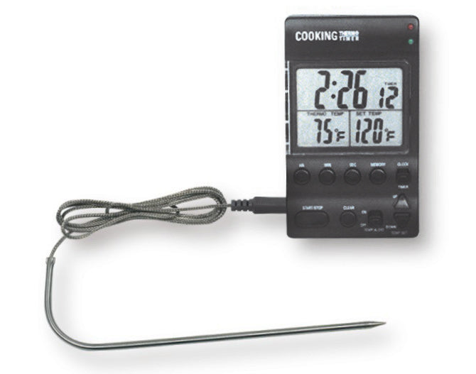 Digitalt madlavningstermometer/ timer -30°C / +200°C