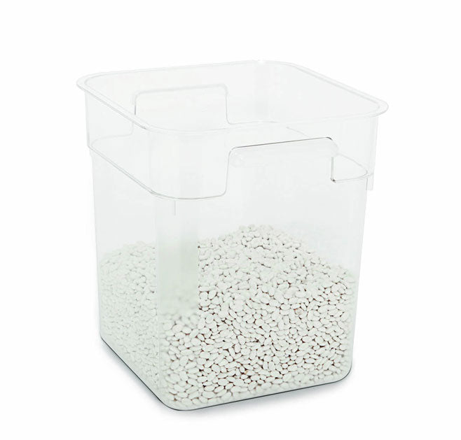 Madbeholder med låg af polycarbonat - 18 liter