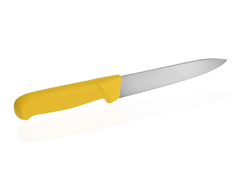 Kødkniv - 18 cm - gul