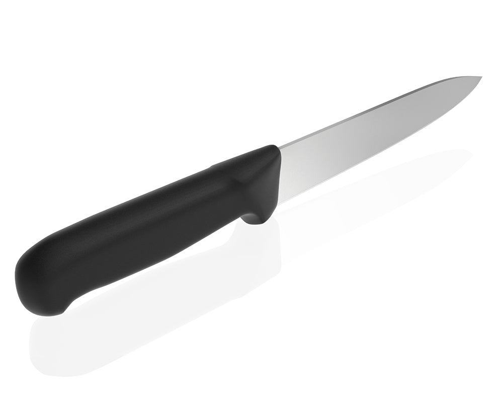 Kødkniv - 18 cm - sort