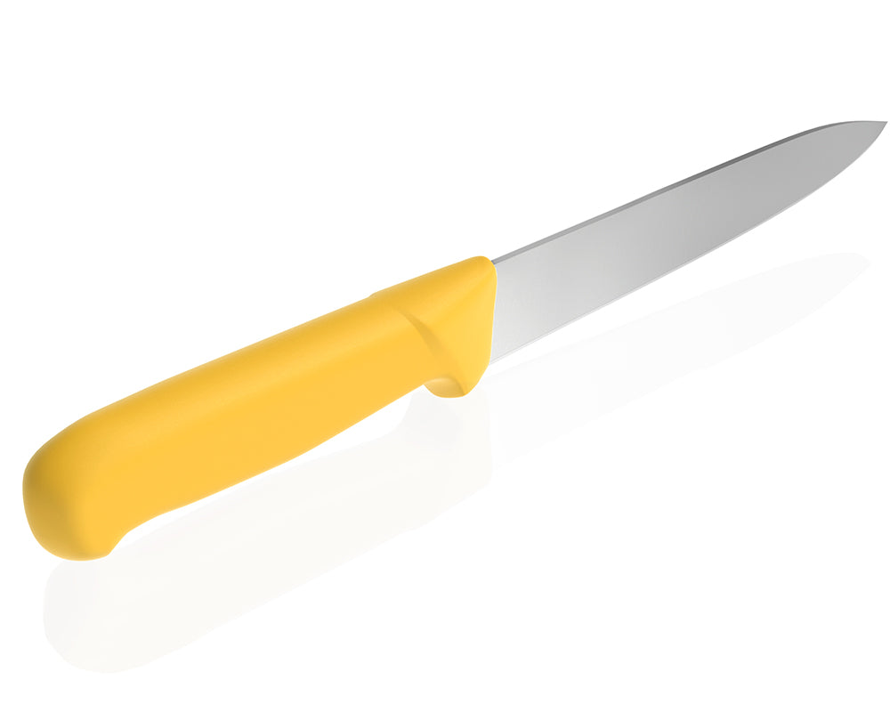 Kødkniv - 20 cm - gul