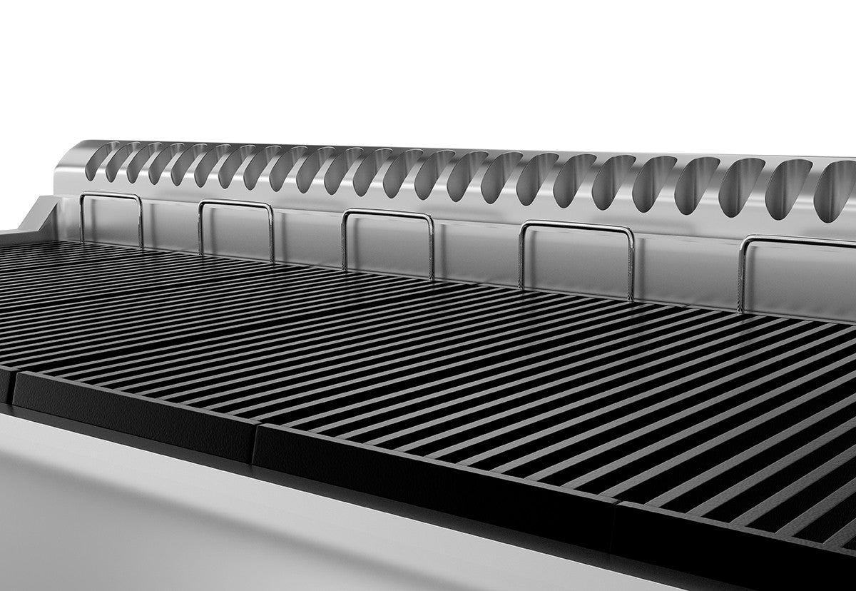 Gas grill 1,0 m Rustfrit Stål