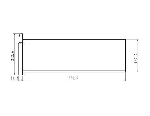 Skuffebord PREMIUM 0,4m - med 3 skuffer - underskabsmodul til Rustfrit stål arbejdsbordene 600 dybt