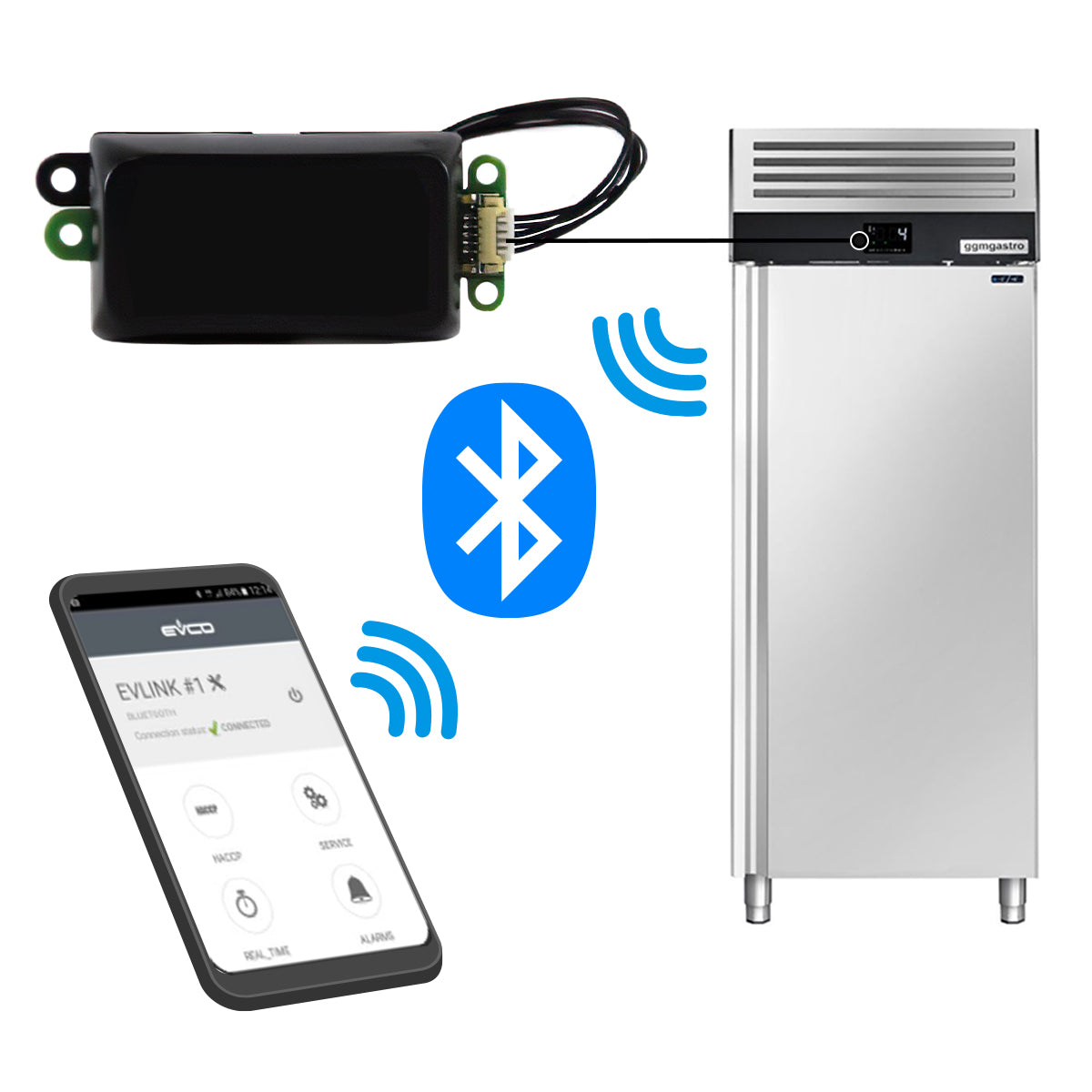 Bluetooth kontrol til køleskab og fryser