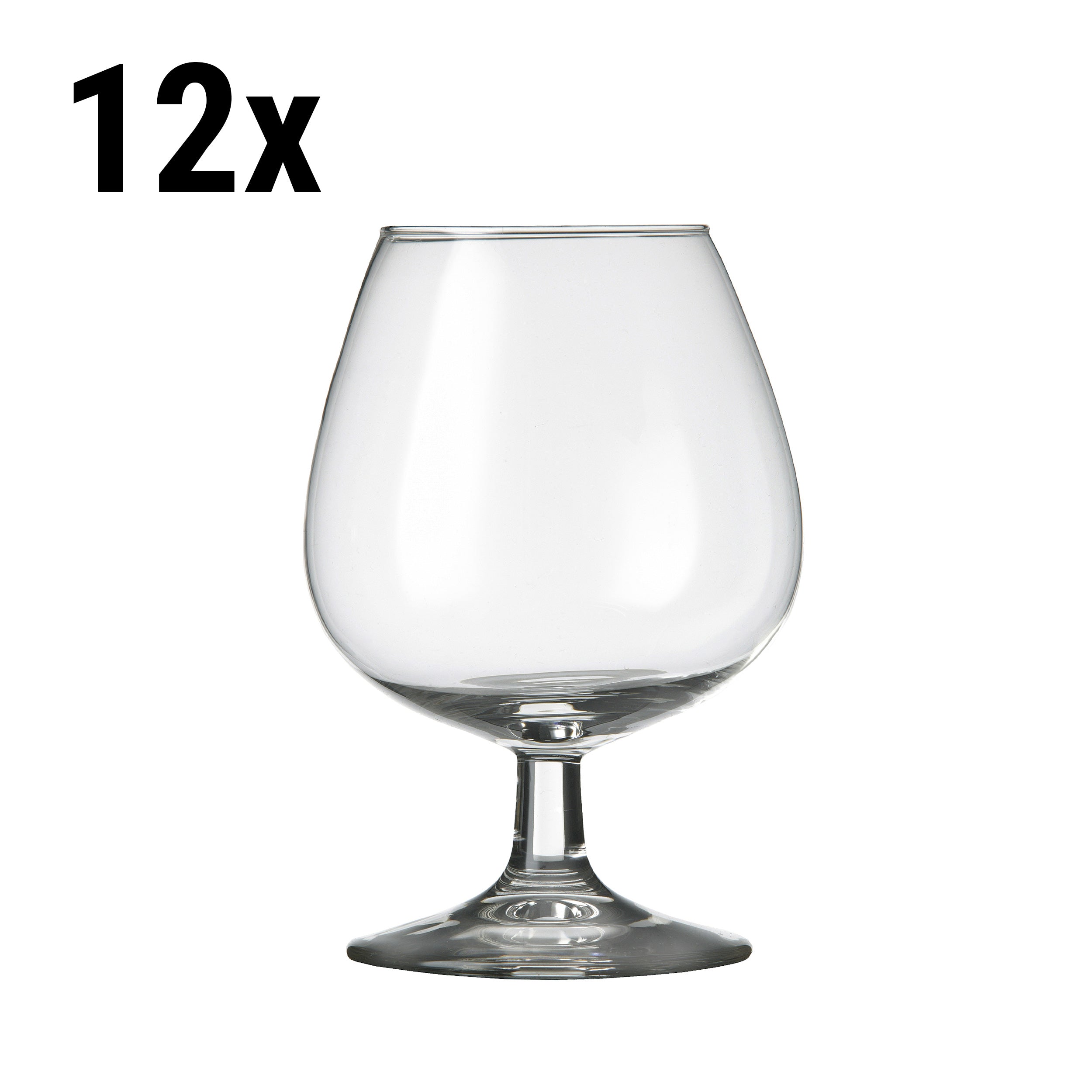 (12 stk.) Cognacglas - PARIS - 370 ml