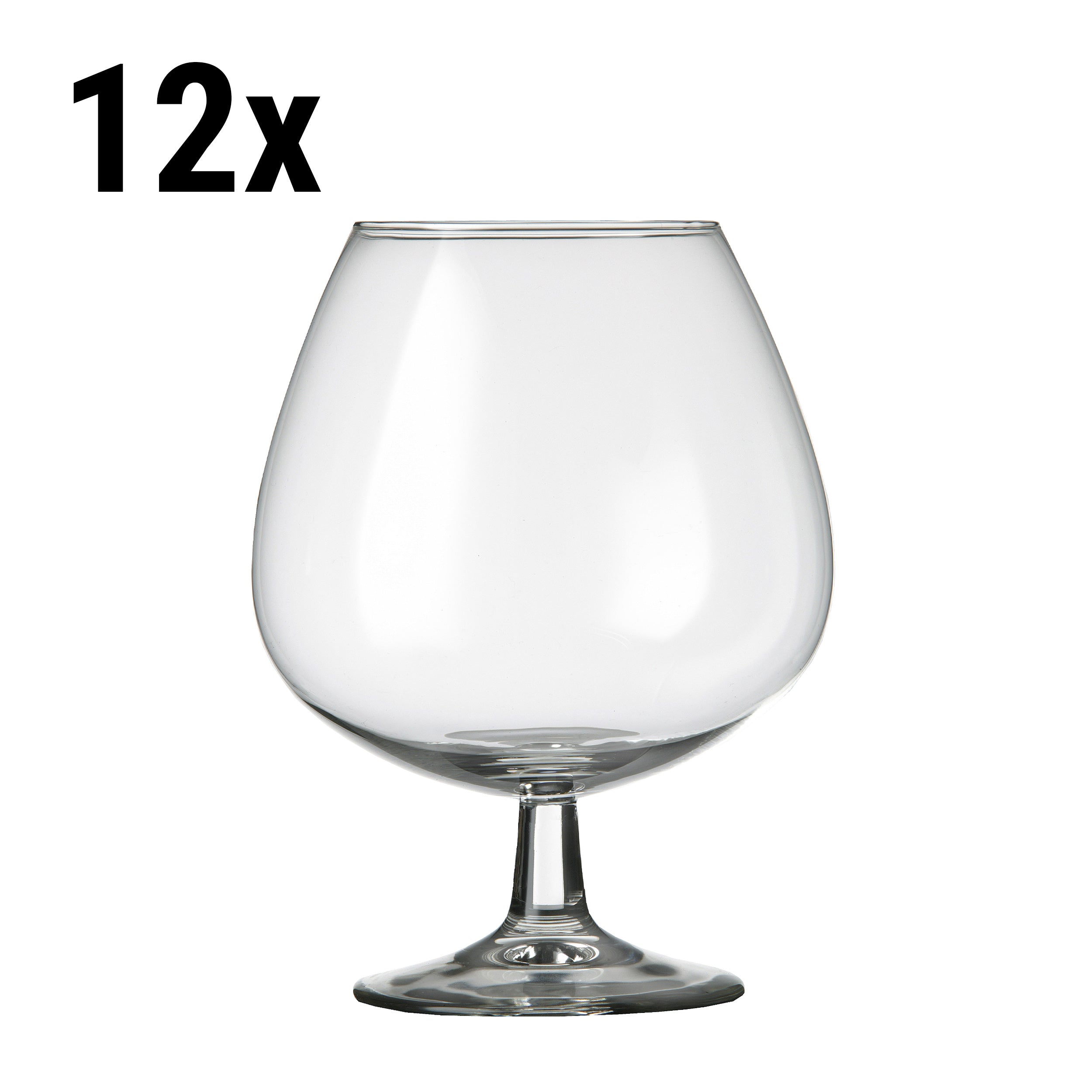 (12 stk.) PARIS - Cognac glas - 80 cl