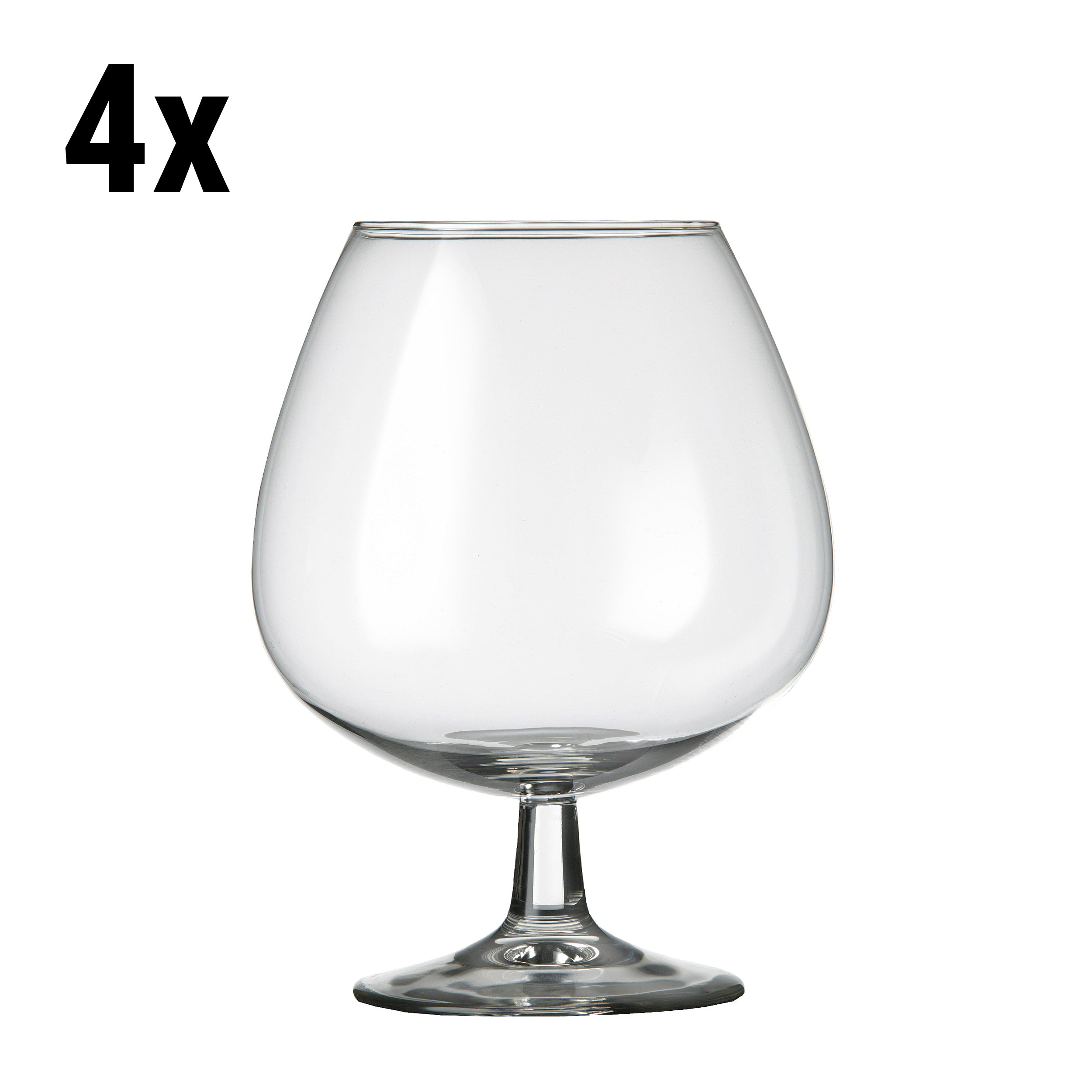 (4 stk.) PARIS - Cognac glas - 80 cl