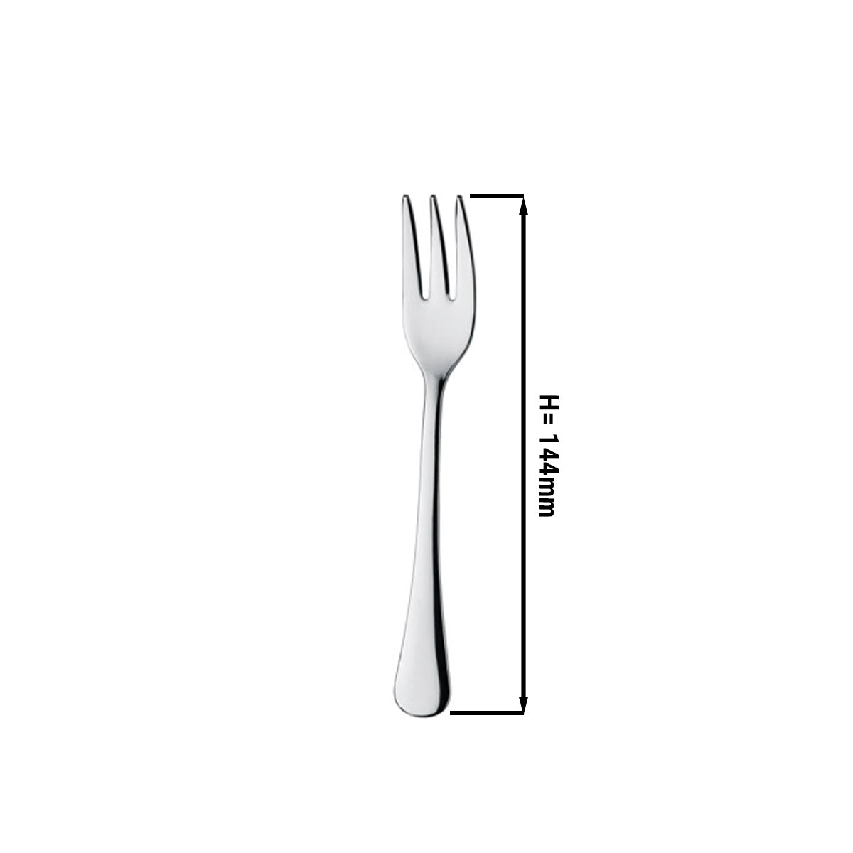 Dessert gaffel Emilia - 14,4 cm - sæt af 12