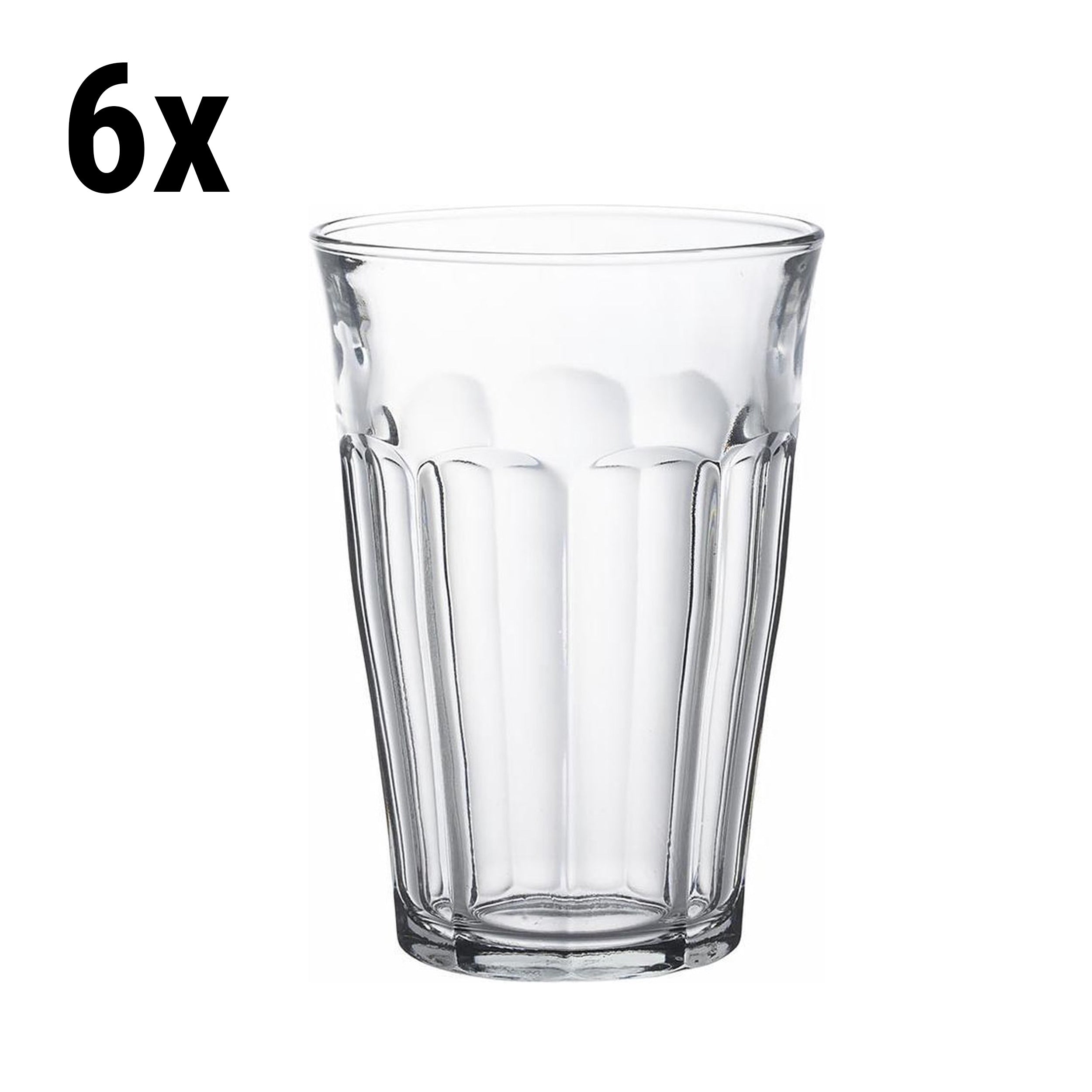 (6 stk.) Duralex Longdrink Glass - ISTANBUL - 360 ml - Transparent