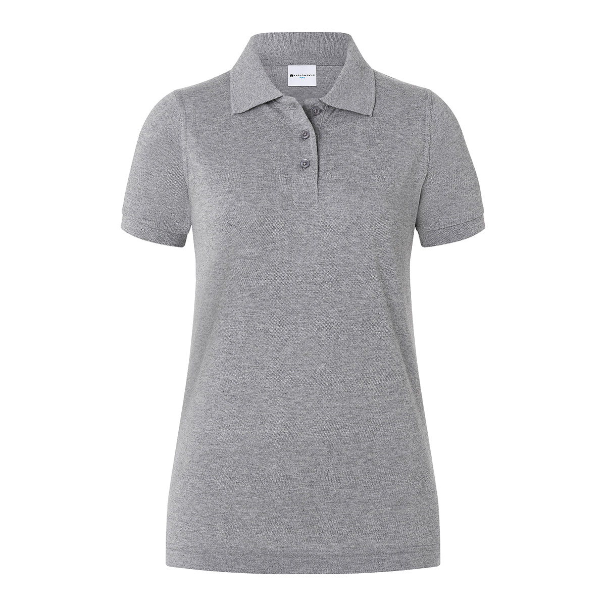 Karlowsky - Arbejdsbeklædning Basic Poloshirt til damer - Lys Grå - Størrelse: 2XL