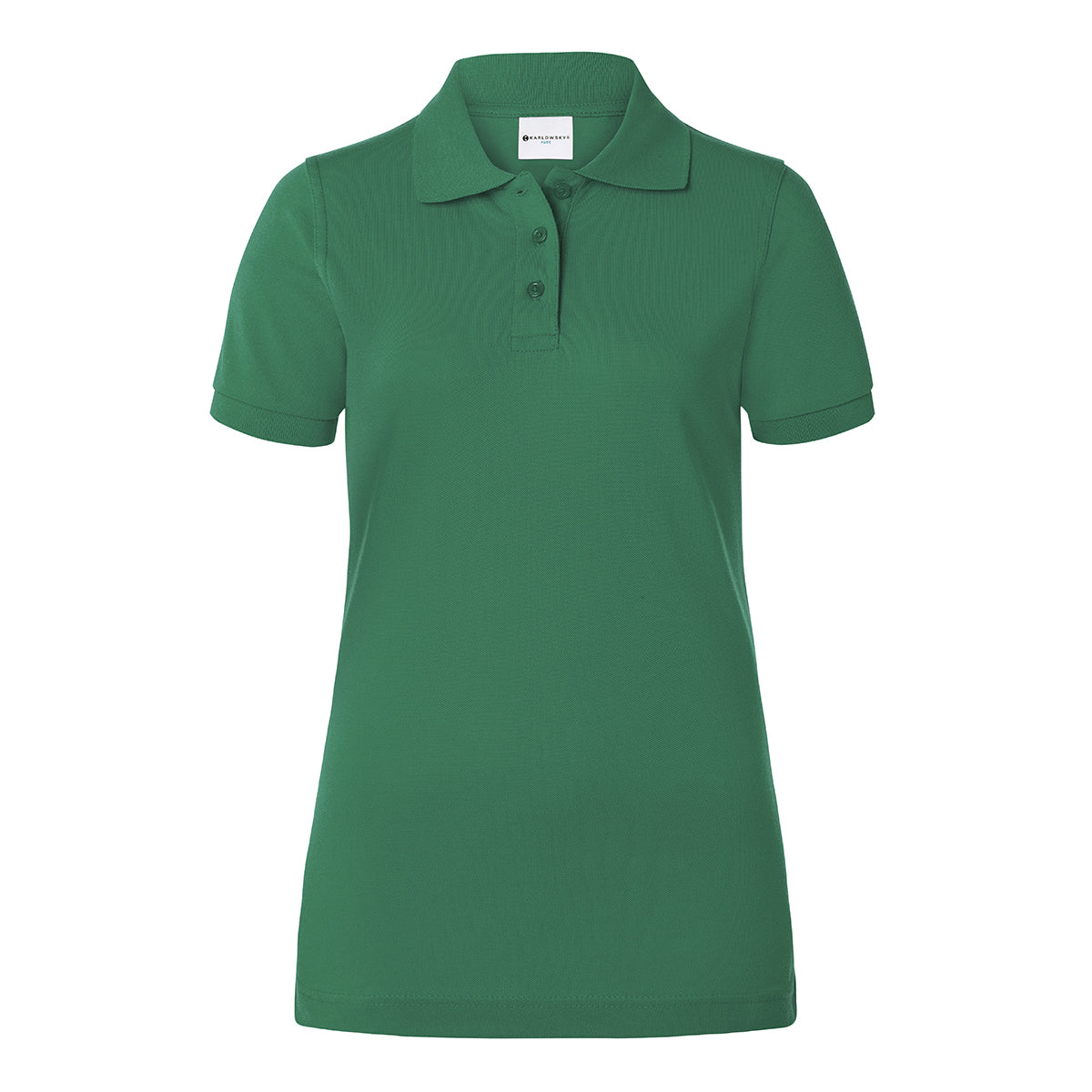 Karlowsky - Arbejdsbeklædning Basic Poloshirt til damer - Forest Green - Størrelse: 2XL