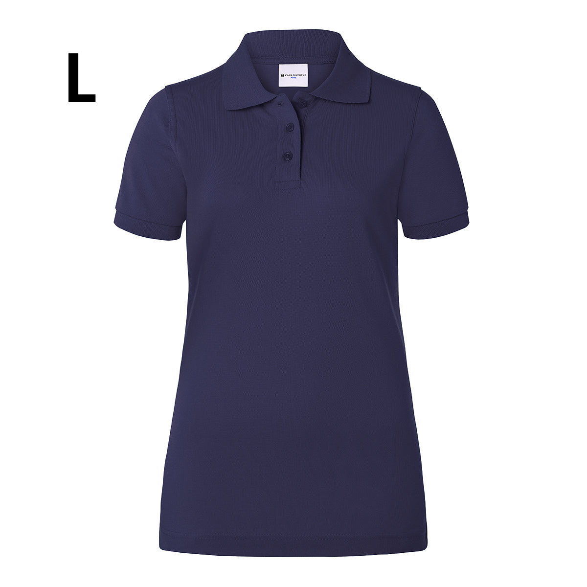 Karlowsky - Arbejdsbeklædning Basic Poloshirt til damer - Navy - Størrelse: L