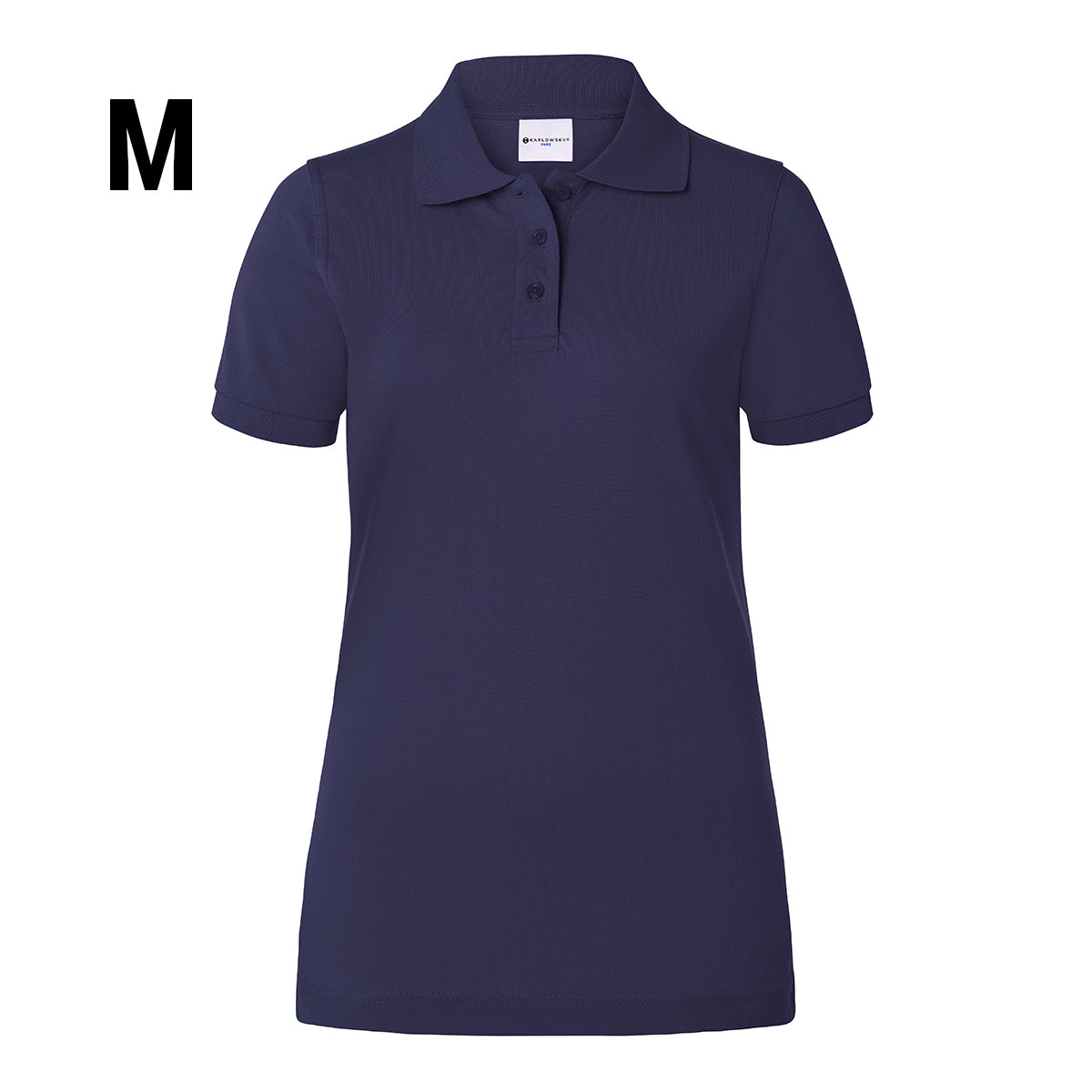 Karlowsky - Arbejdsbeklædning Basic Poloshirt til damer - Navy - Størrelse: M