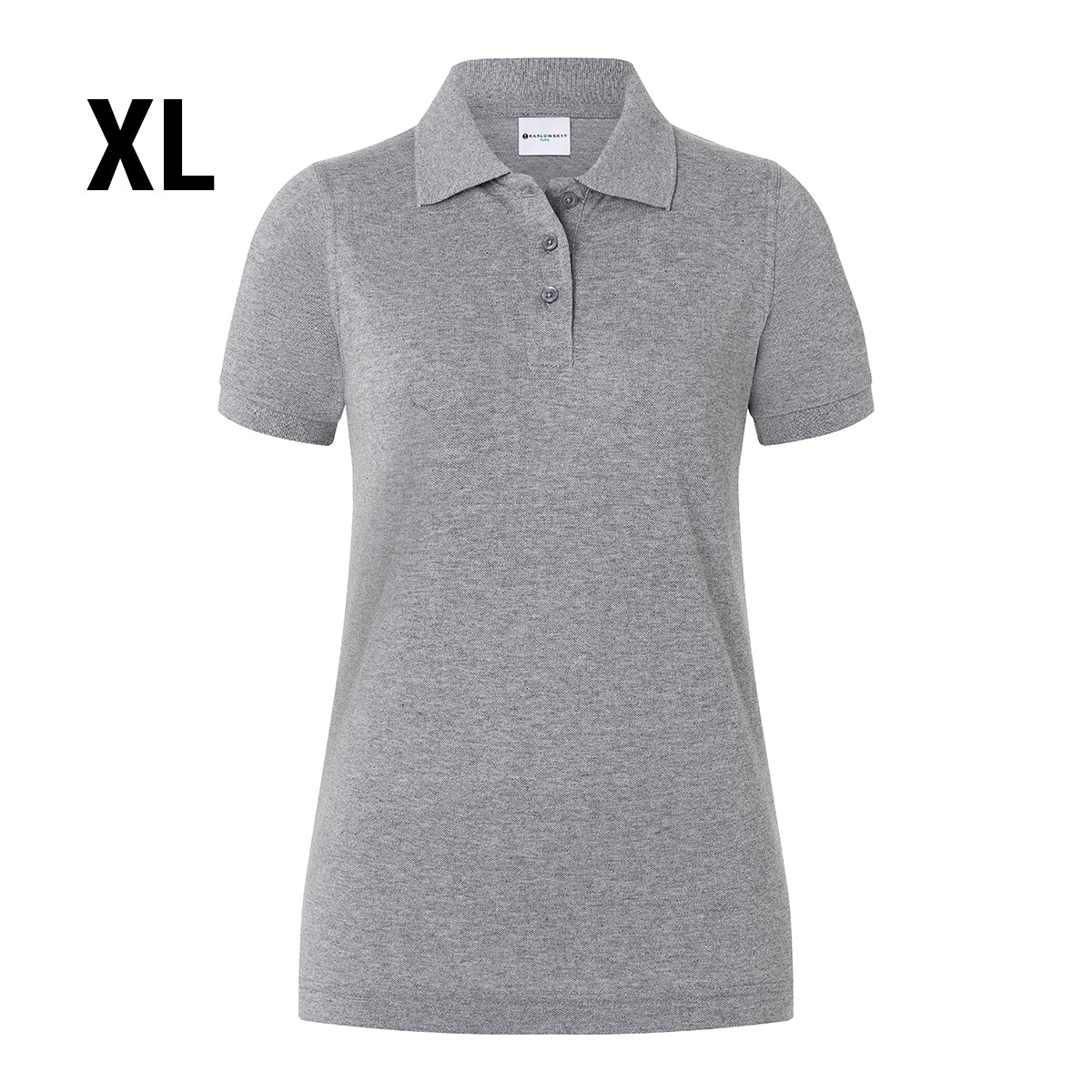 Karlowsky - Arbejdsbeklædning Basic Poloshirt til damer - Lys Grå - Størrelse: XL
