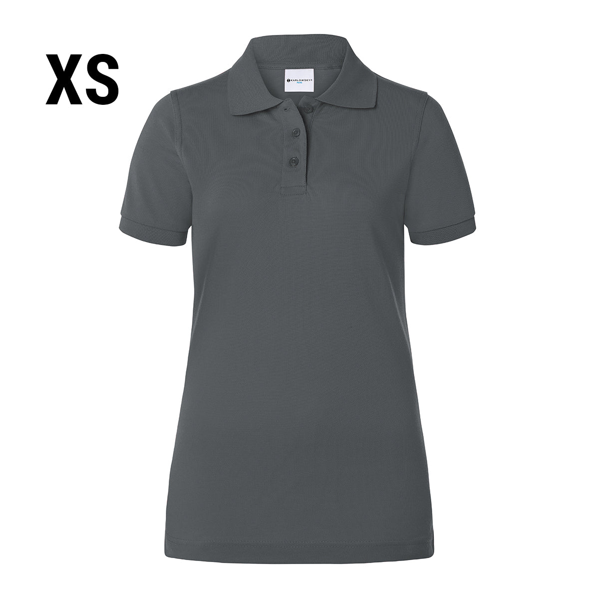 Karlowsky - Arbejdsbeklædning Basic Poloshirt til damer - Antracit - Størrelse: XS