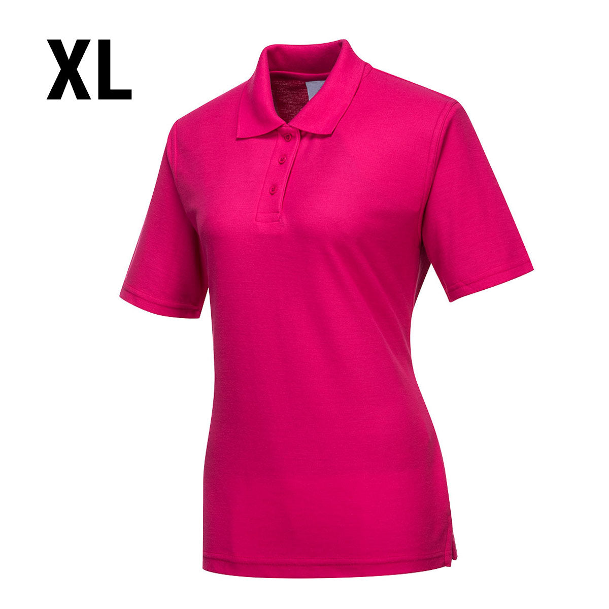 (5 stk.) Poloshirt til damer - Pink - Størrelse: XL