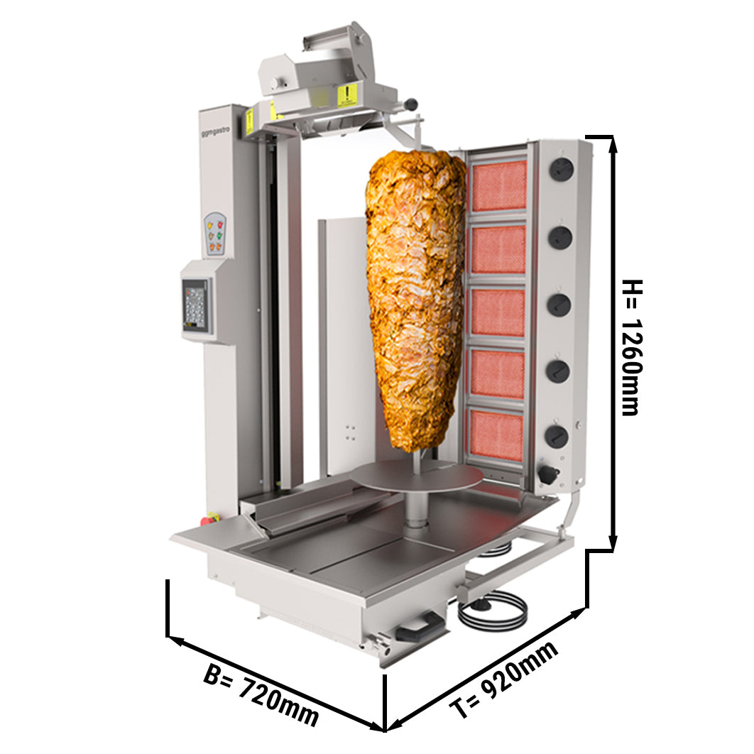 Gas Robot kebabgrill - op til maks. 120 kg