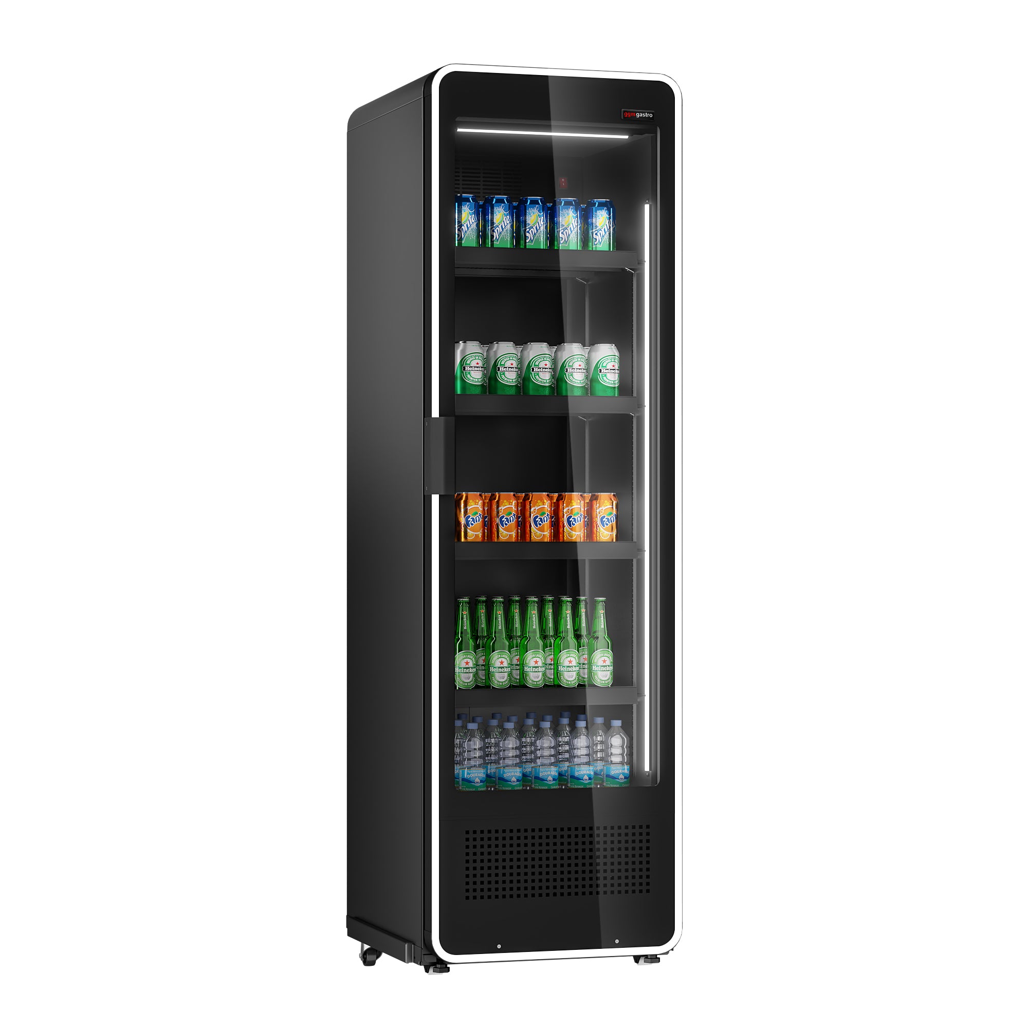 Drikkevarekøleskab - 550 liter - med farvet RGB LED-lys