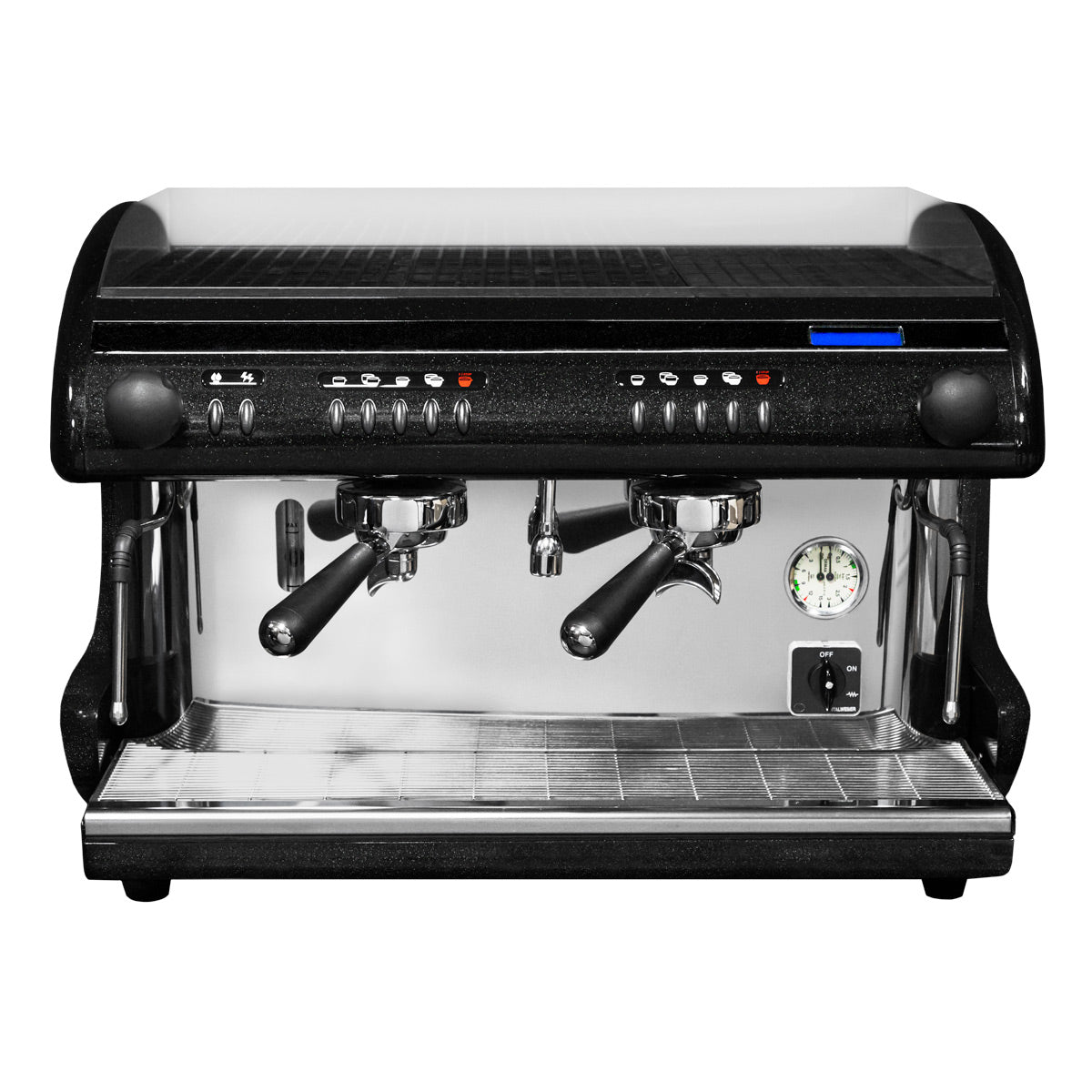 Espresso / kaffemaskine, 2 sæder / sort
