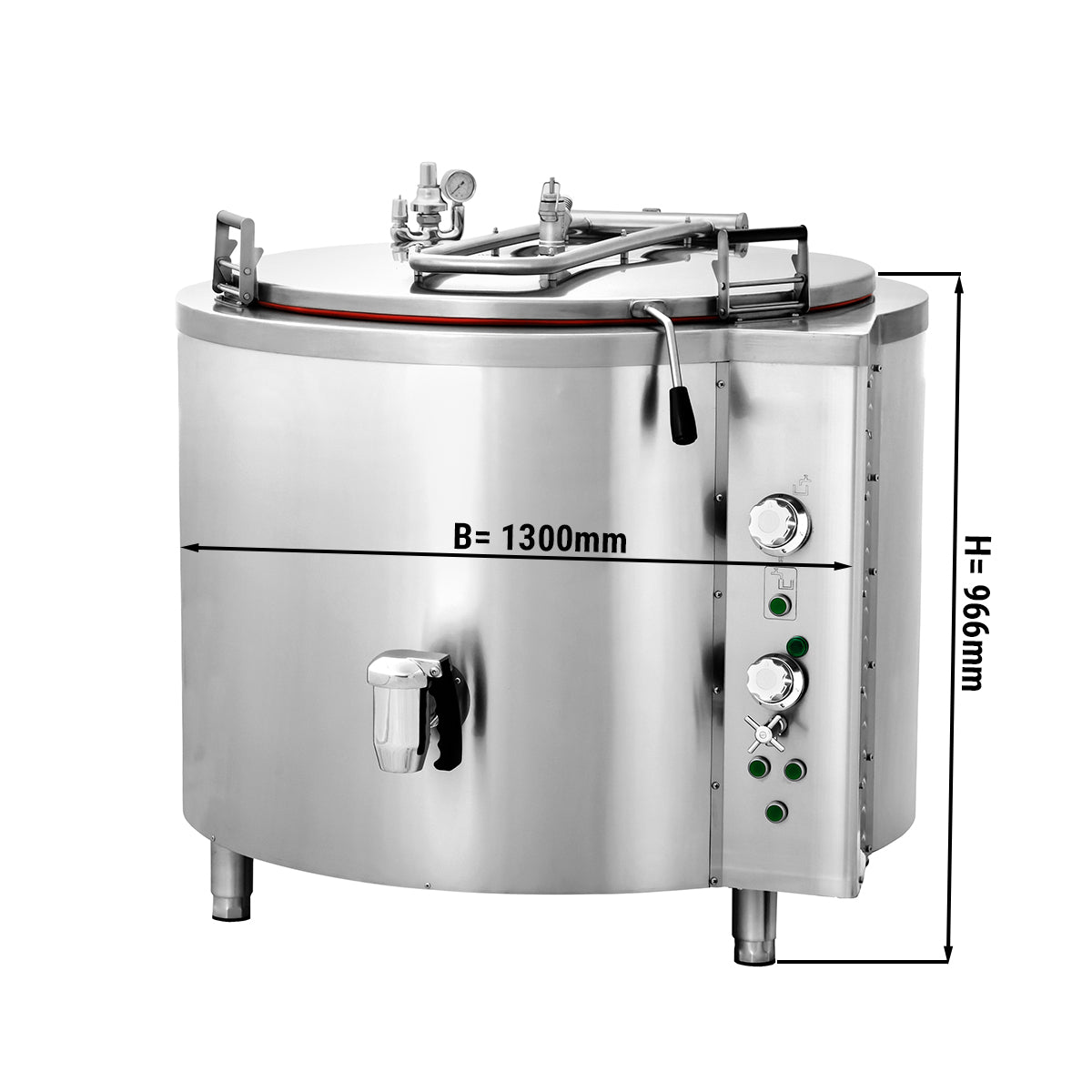 Elektrisk kogekar - 500 liter - Indirekte opvarmning
