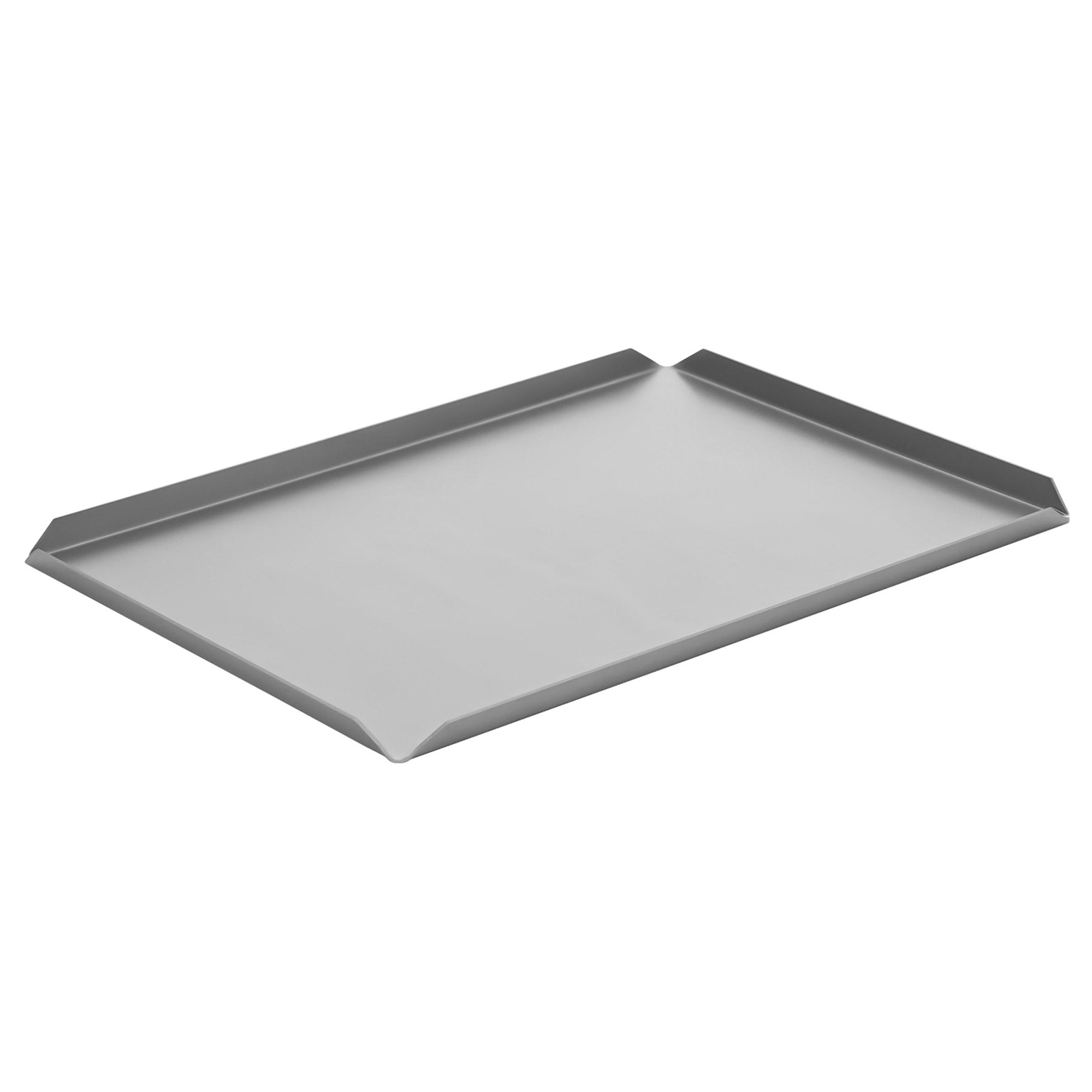 (5 stk.) Slik- og præsentationsplade af aluminium - 400 x 250 x 10 mm - aluminium