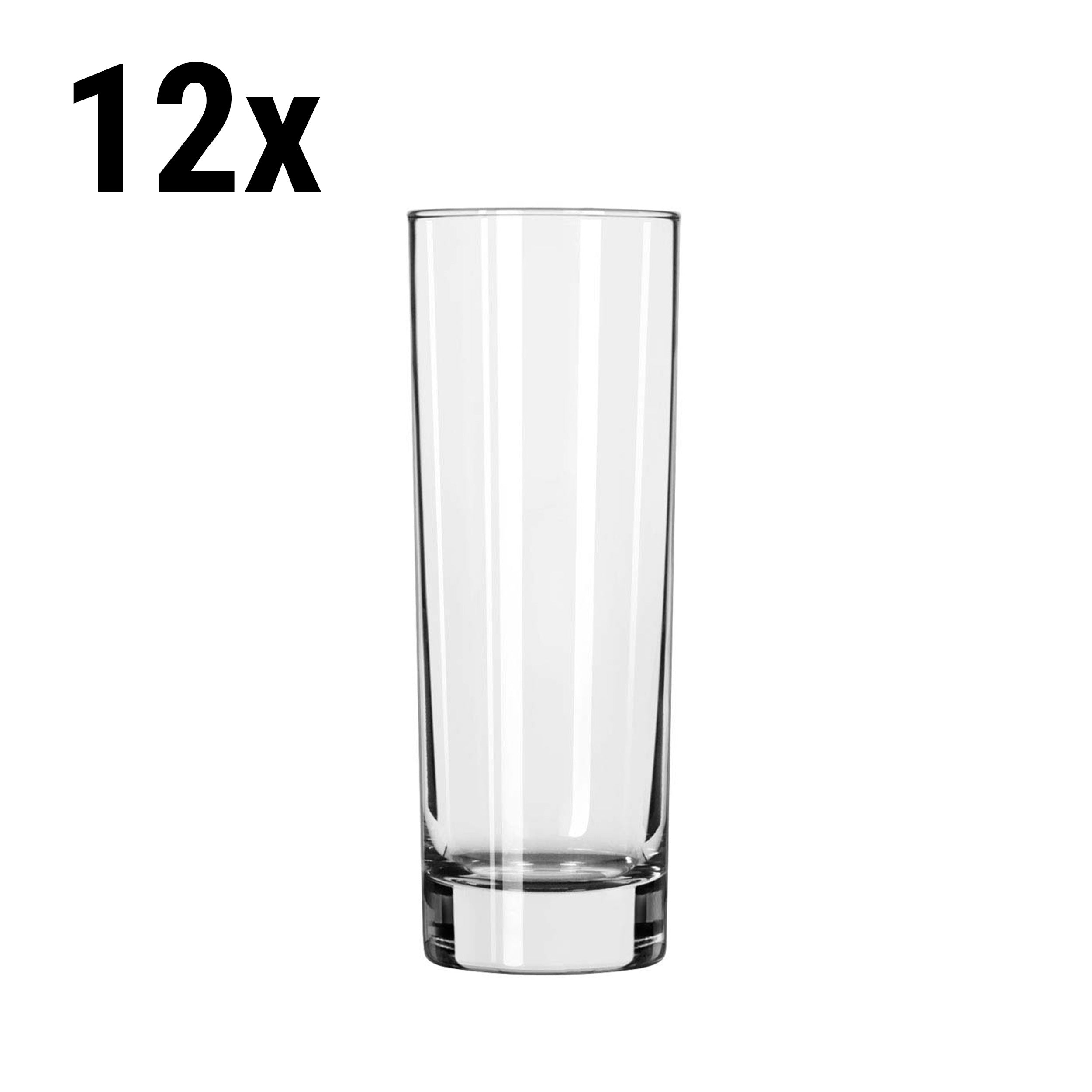 (12 stk.) Longdrinkglas - CHICAGO - 222 ml - Transparent