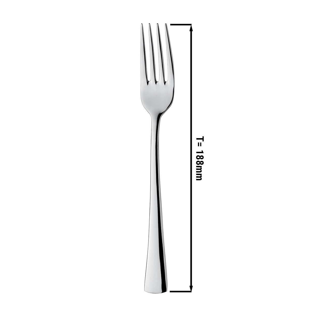 Middag gaffel Alessandra - 18,8 cm - sæt af 12