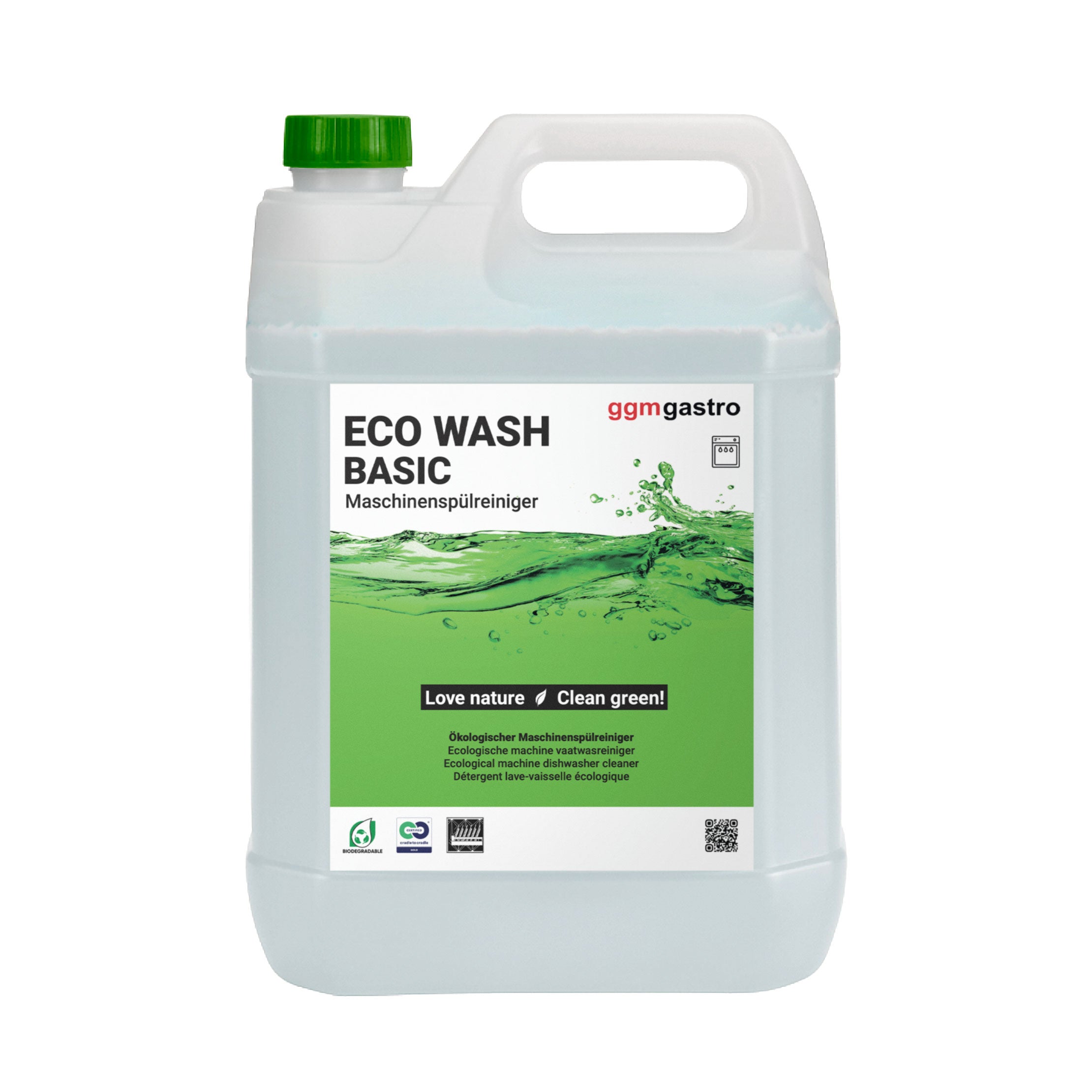 Maskinopvaskemiddel (flydende) - 10 liter - Økologisk/miljøvenlig
