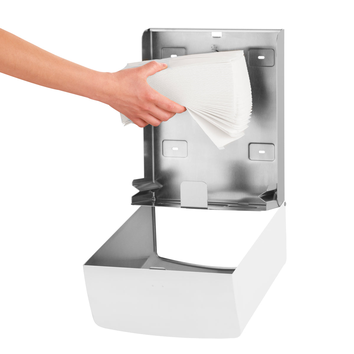 AIR-WOLF - papirhåndklæde dispenser til C eller Z folder - op til 600 stk.