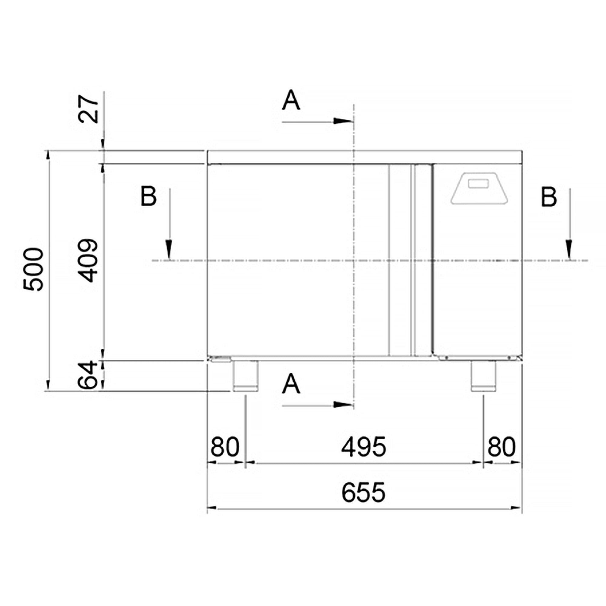 Blæstkøler - 3x GN 2/3 (400 W)