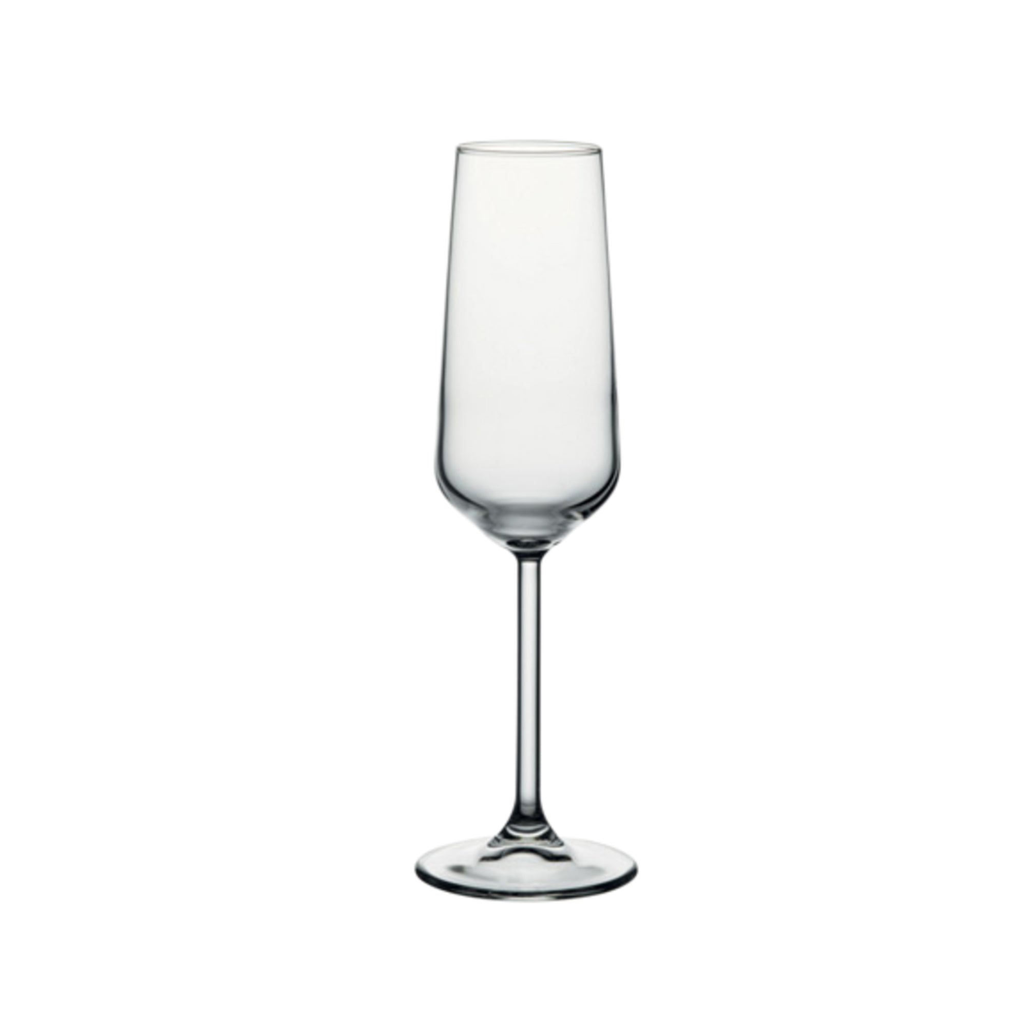 (6 stk.) Champagneglas - ALLEGRA - 195 ml - Gennemsigtig