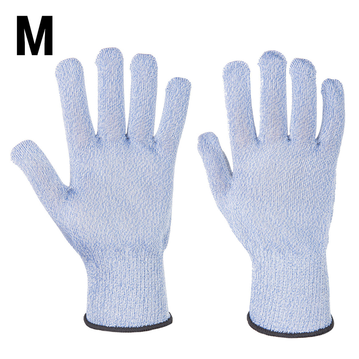 (10 par) Sabre-Lite skærebeskyttelseshandsker - Blå - Størrelse: M