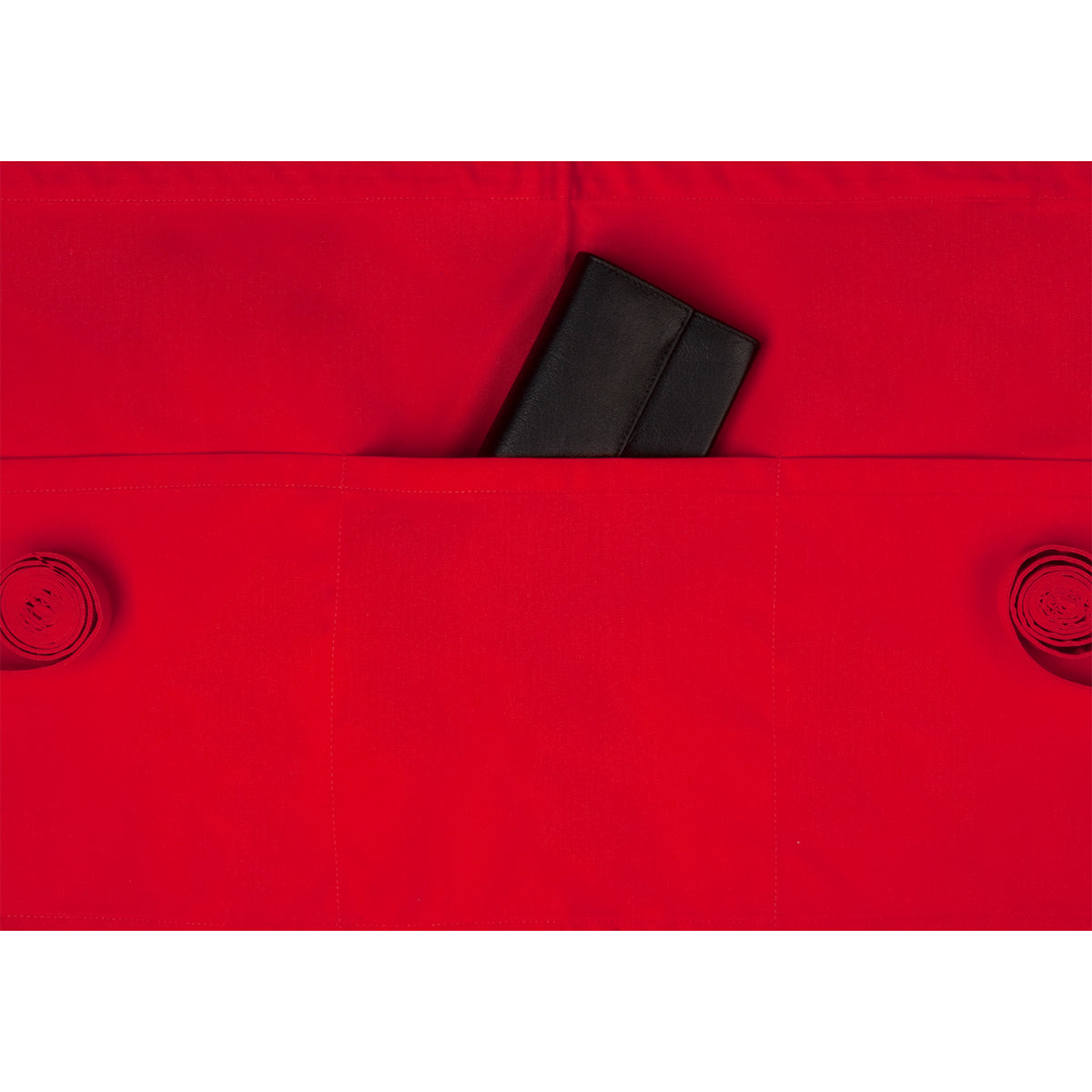 (6 stk) Karlowsky - Kort forklæde Basic med lomme - Rød