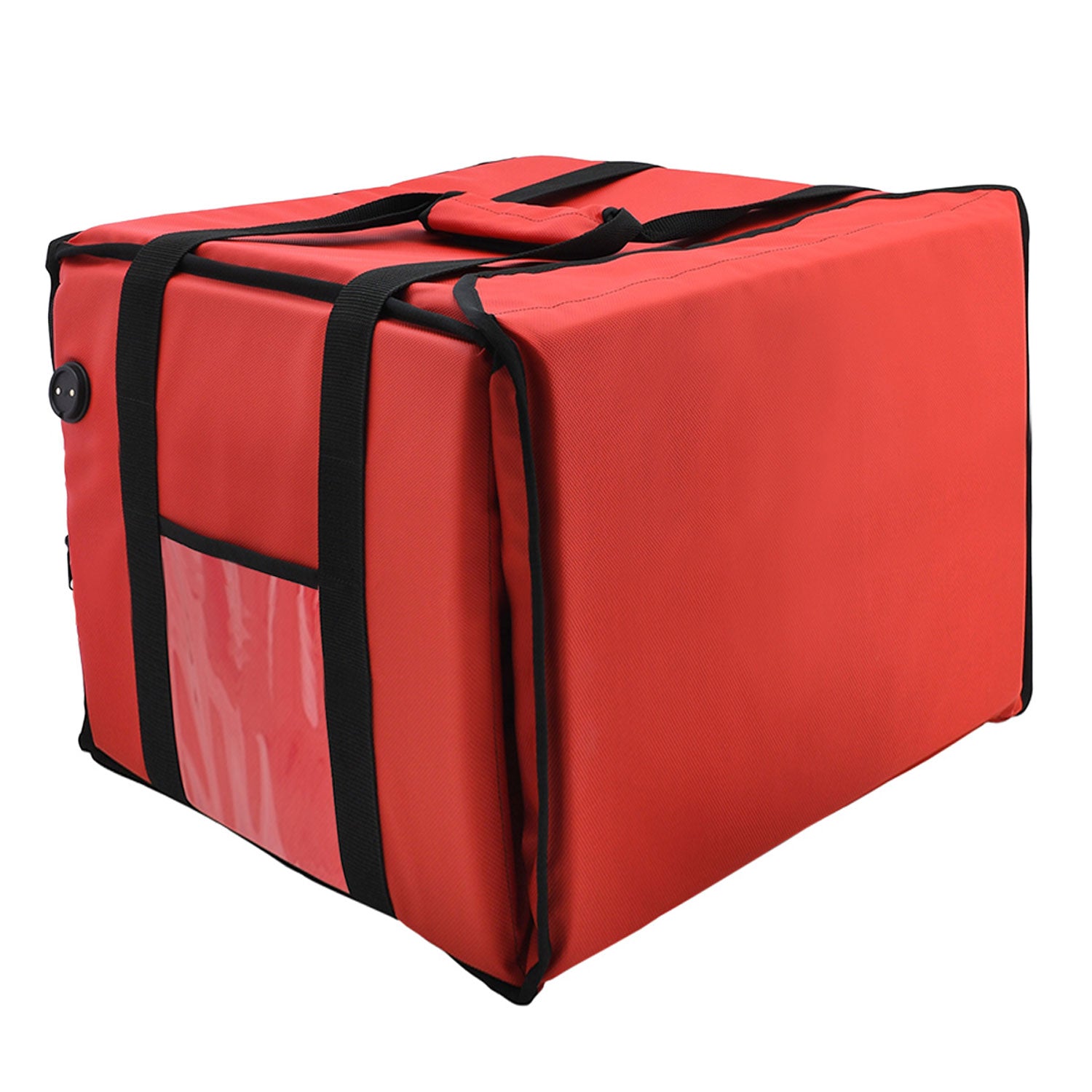 WarmBag/ Pizzabag PRO - 35 x 35 x 35 x 35 cm - elektrisk opvarmet - Rød