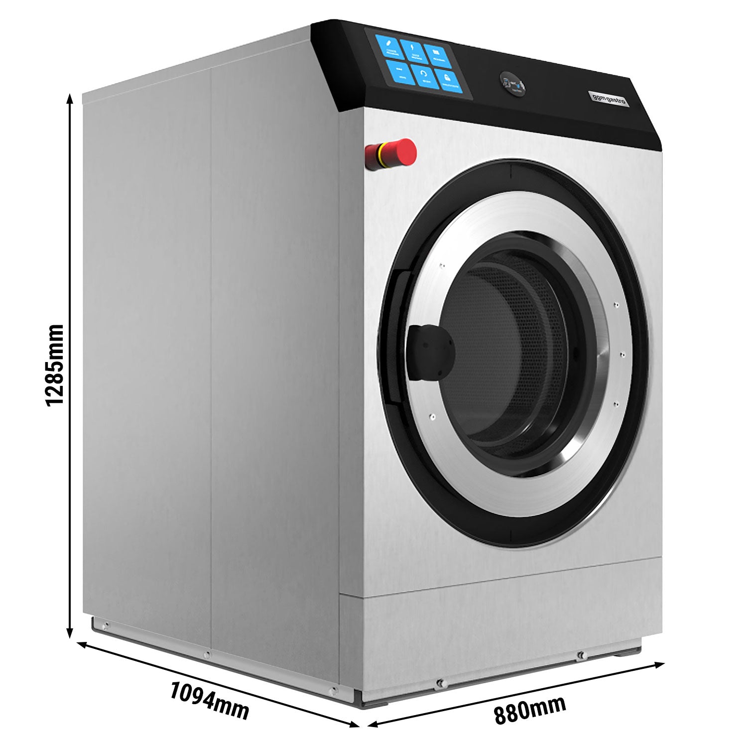 Elektrisk vaskemaskine 23 kg / 900 ture