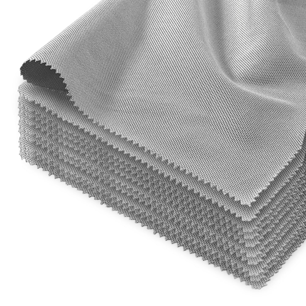 (10 stk) Mikrofiberdug glasdug - grå - 50 x 70 cm