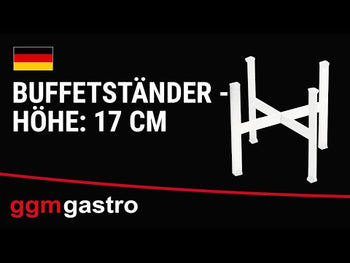 Buffetstativ - Højde: 17 cm
