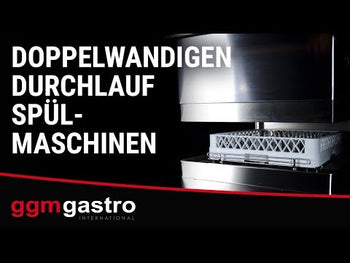 Hætteopvasker - Digital - 7,1 kW - inkl. Afkalker - med Sæbe-, Skylle- & Afløbspumpe (dobbeltvægget)