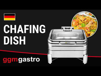 Chafing Dish i rustfrit stål - 5,5 Liter - GN 2/3