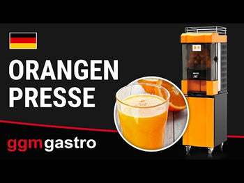 Automatisk appelsinpresser - inkl. fod - orange