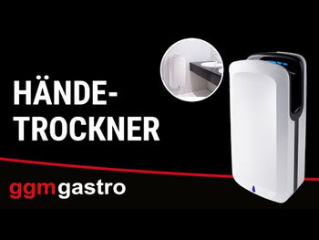 (2 stk.) Håndtørrer med filter - Grå