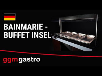 Varmebuffet - 1,6 x 0,8 m - 4x GN 1/1