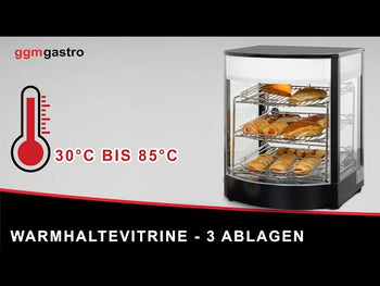 Varmemontre med 3 hylder