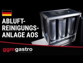 Luftrensningssystem 2500 m³ - uden motor (med for & aktivt kulfilter)