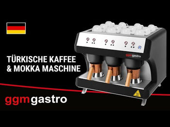 TRIO-maskine til tyrkisk kaffe og mokka