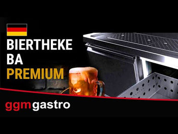 Øldisk Premium PLUS - 1,95 x 0,7 m - med 1 dør og 2 skuffer 1/2