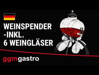 Vindispenser -inkl. 4 vinglas